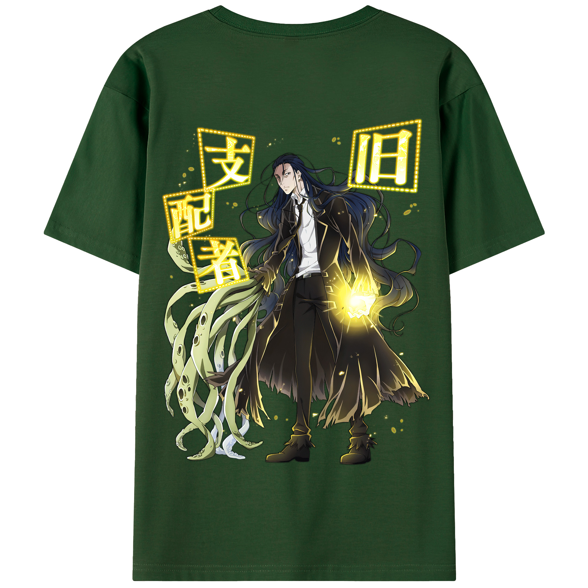 （画像用） 文豪ストレイドッグス Bungo Stray Dogs 綿100％半袖Tシャツ（背面プリント）